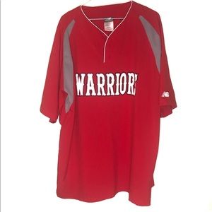 New balance warriors 39 jersey XXL
